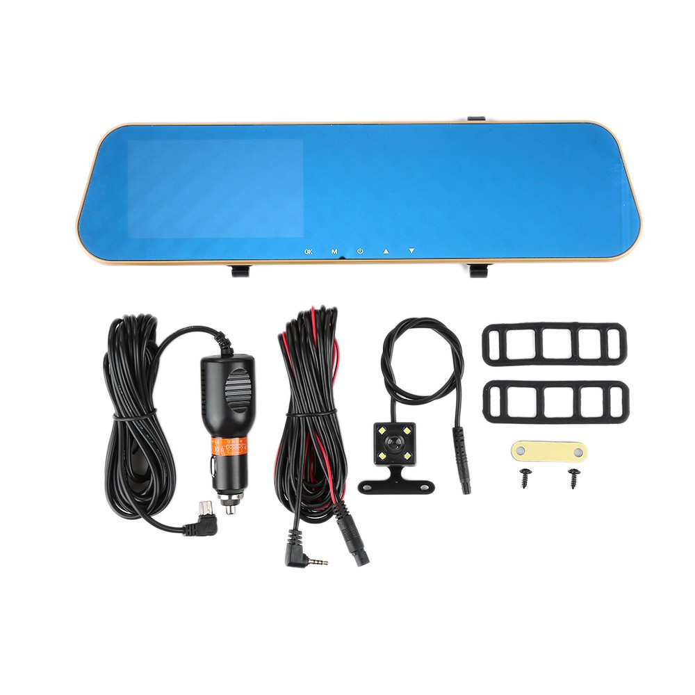 Máy ghi hình độ phân giải 1080P HD màn hình LCD 4.3" dành cho xe hơi | BigBuy360 - bigbuy360.vn