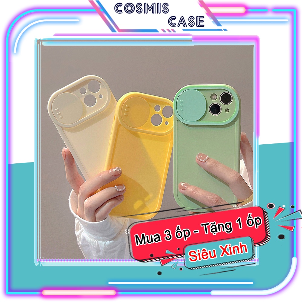 Ốp lưng Iphone, ốp điện thoại iphone bánh mỳ nắp trượt che cam, miễn phí đổi trả 4 lần/năm