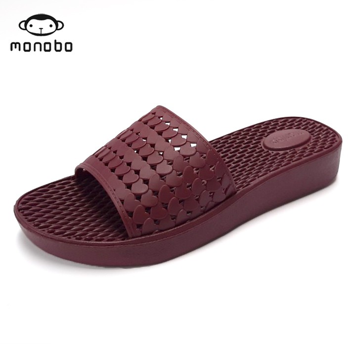 Dép Thái Lan mát xa siêu mềm quai ngang lỗ tim MONOBO - MON252