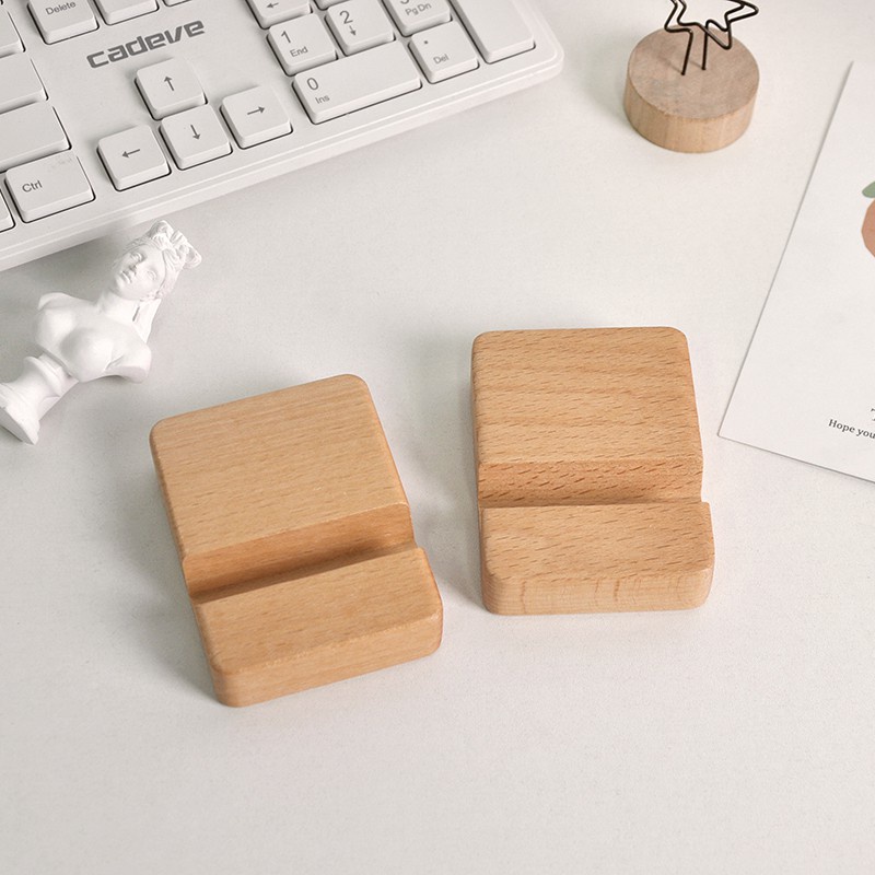 Giá đỡ điện thoại bằng gỗ chất lượng cao tiện dụng