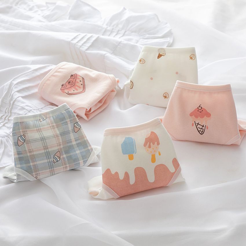 Quần lót nữ siêu đáng yêu, quần chíp chi tiết đồ ngọt cực xinh cực hot Kingshop L211