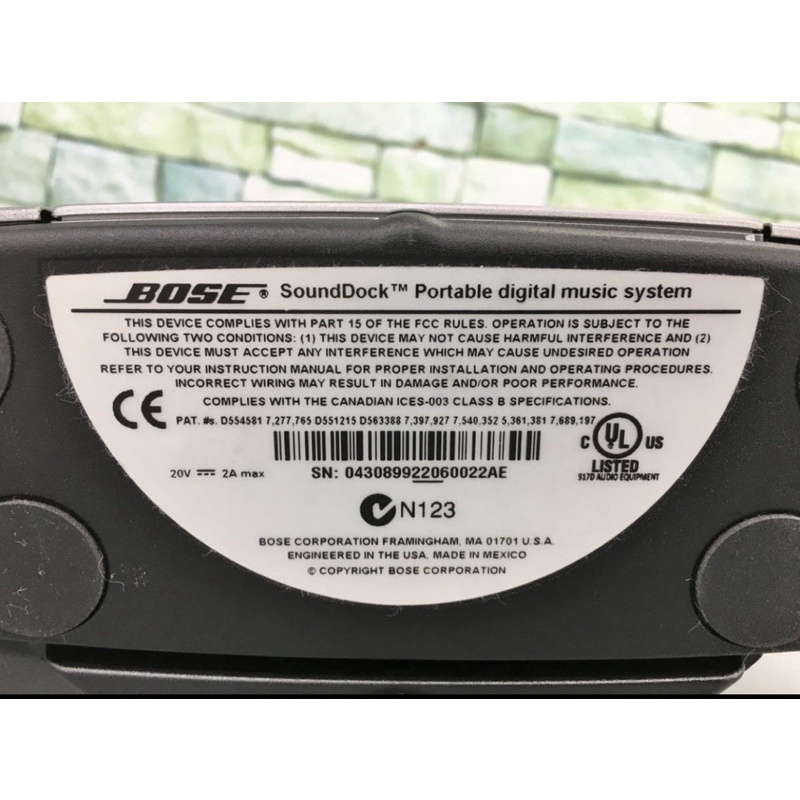 Loa Bluetooth BOSE Sounddock Portable