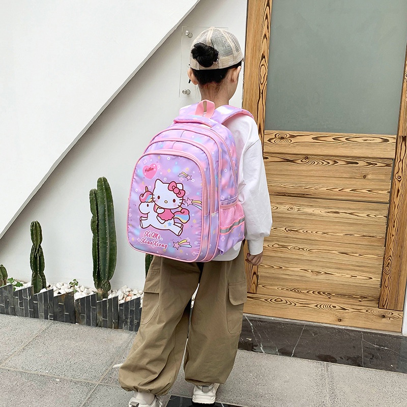 Balo đi học YAZHOULONG họa tiết hello kitty dễ thương đáng yêu cho bé