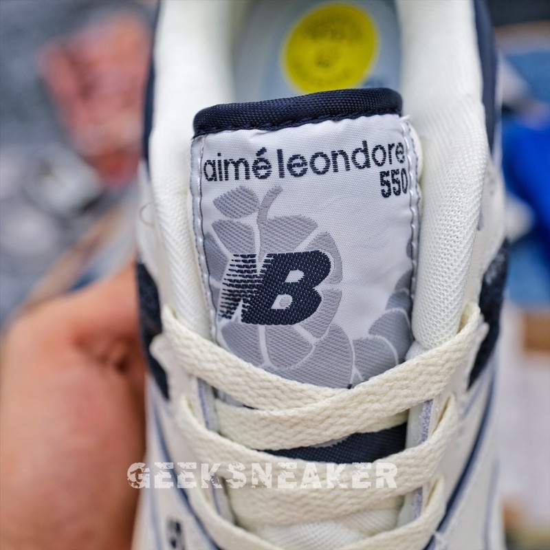 [GeekSneaker] Giày Sneaker NB - Aime Leon Dore New Balance 550 &quot;White / Navy&quot; ALD | NB550