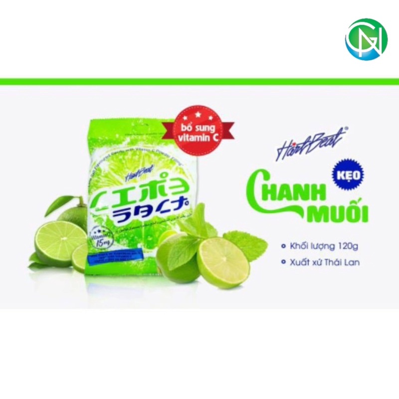 Kẹo Chanh Muối Thái Lan Đủ Vị Kẹo Ngon Nhập Khẩu Chính Hãng - Túi 120g