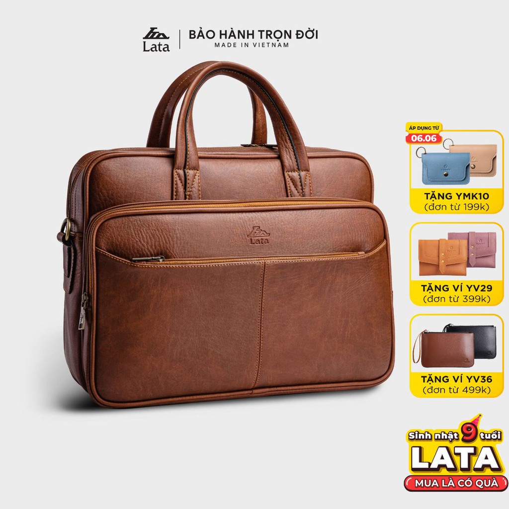 Cặp da nam công sở thời trang LATA CA22 Nhiều màu | BigBuy360 - bigbuy360.vn