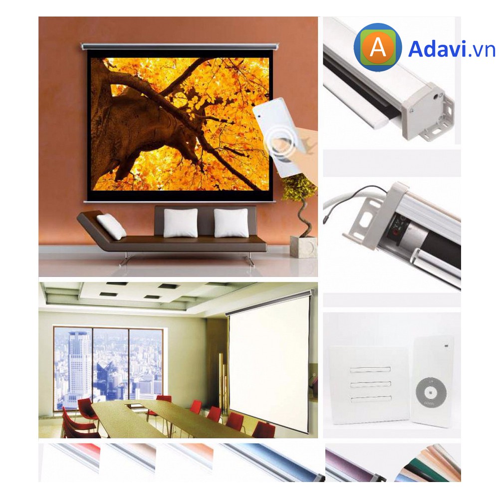 Màn Chiếu Điện Tử Apollo 120 inch tỷ lệ 1 1