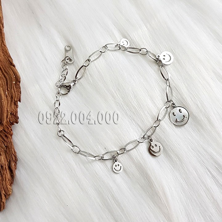 Lắc tay luôn luôn mỉm cười, lắc tay nữ mặt cười LZ1659