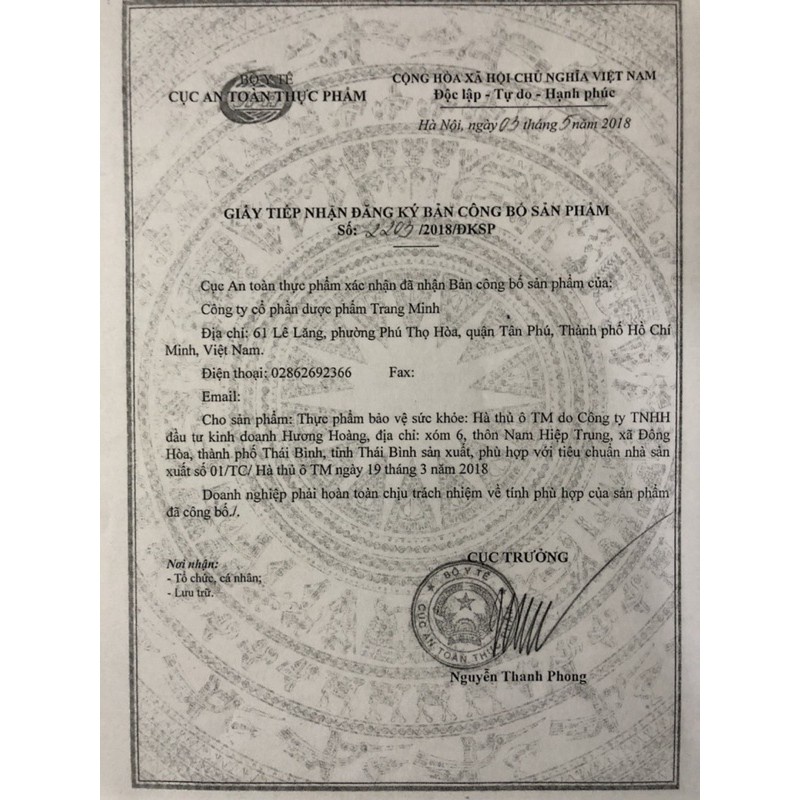 HÀ THỦ Ô TM - Giúp bổ gan, bổ thận, bổ huyết, ích tinh, mạnh gân cốt, uống lâu làm đen râu tóc, giảm gãy rụng tóc (40v)