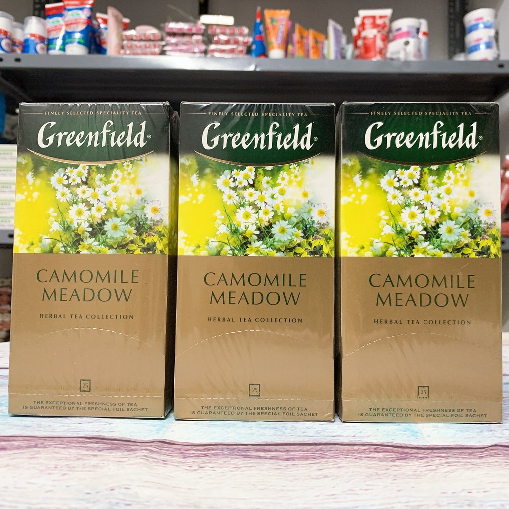 Trà thảo mộc hoa cúc la mã Greenfield Nga  Camomile Meadow