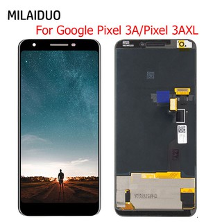 Dành cho google pixel 3a / pixel 3a xl màn hình lcd bộ số hóa màn hình cảm ứng
