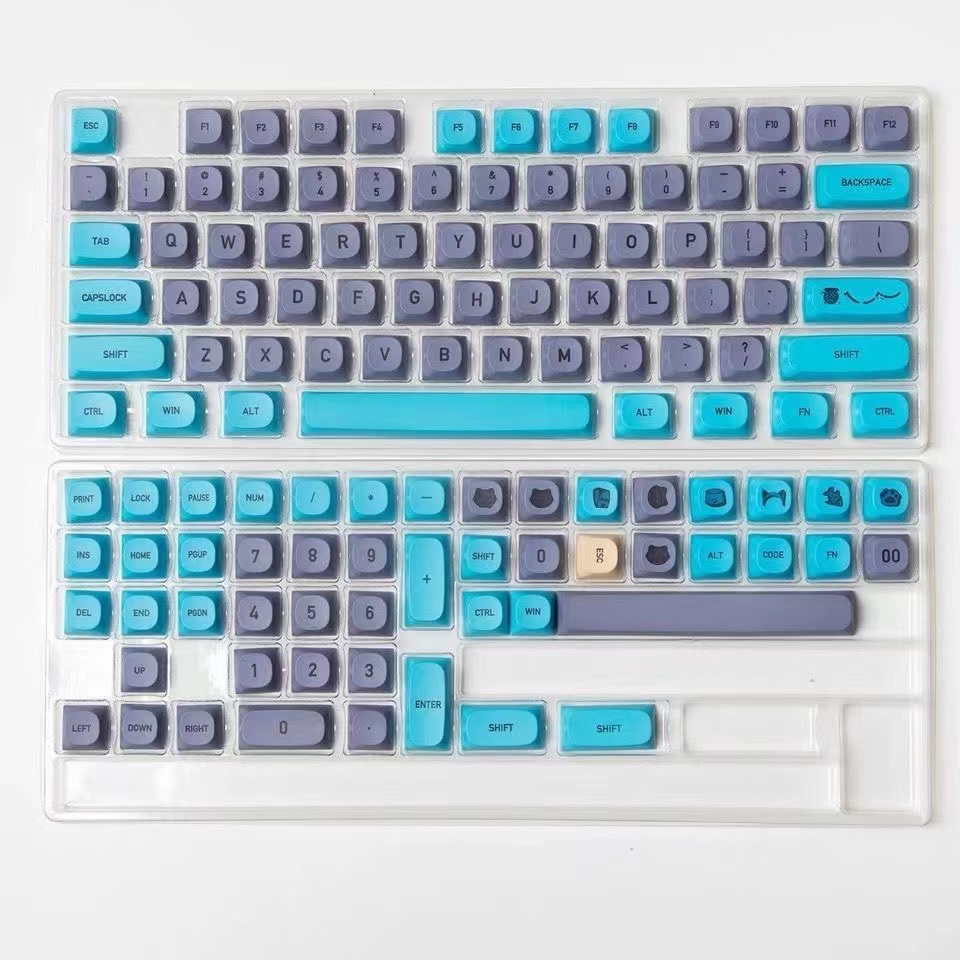 REDRAGON Bàn Phím Nhuộm Màu Xanh Dương Chất Lượng Cao 125Kon 61 / 64 / 68 / 71 / 84 / 87 / 100 / 104 Phím 65% 75% 85%