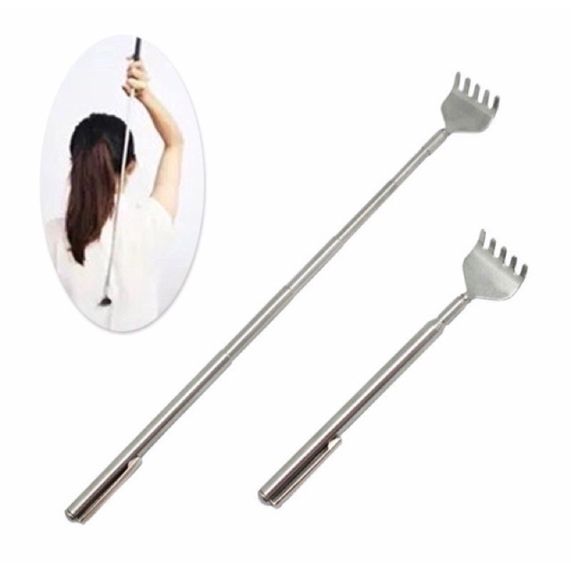 Gậy gãi lưng inox rút gọn kéo dài siêu hot