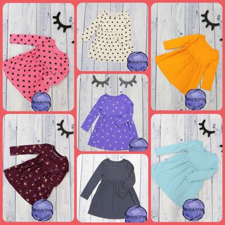 ĐẦM DÀI TAY OLD NAVY VNXK  CỰC XINH CHO BÉ GÁI TỪ 2T-5T