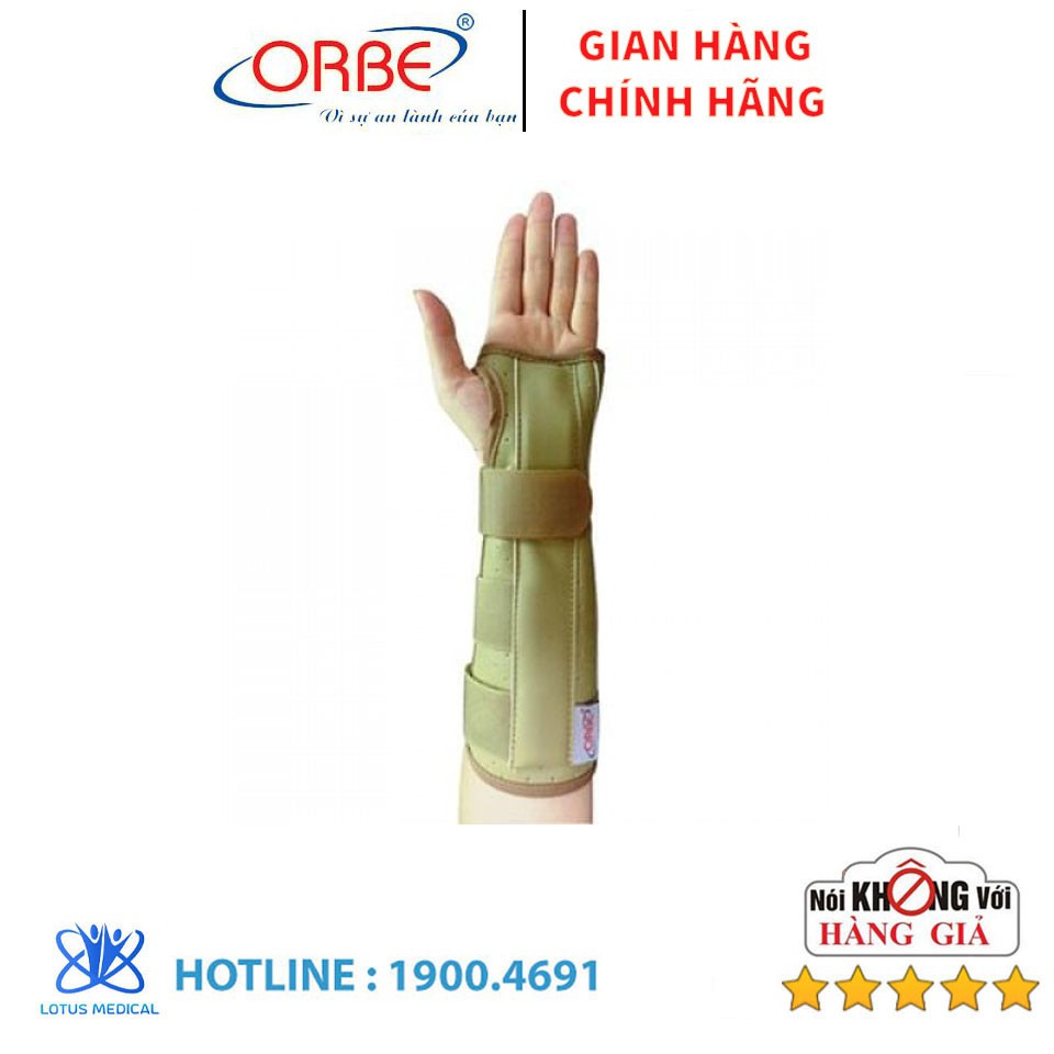 Nẹp cẳng tay da ORBE – Nẹp cẳng tay hỗ trợ sơ cứu chấn thương xương, khớp, cân cơ vùng cẳng tay, cổ tay
