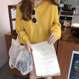 Áo len mỏng ulzzang _Hình thật ( Hàng sẵn)