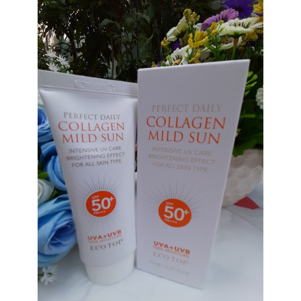 Kem Chống Nắng Ecosy /Ecotop kiềm dầu- chống thấm- bổ sung collagen - Ecosy Ecotop Sunblock