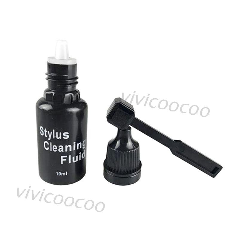 Dung dịch vệ sinh đĩa than / kim / bút cảm ứng đánh bóng 10ml kèm bàn chải