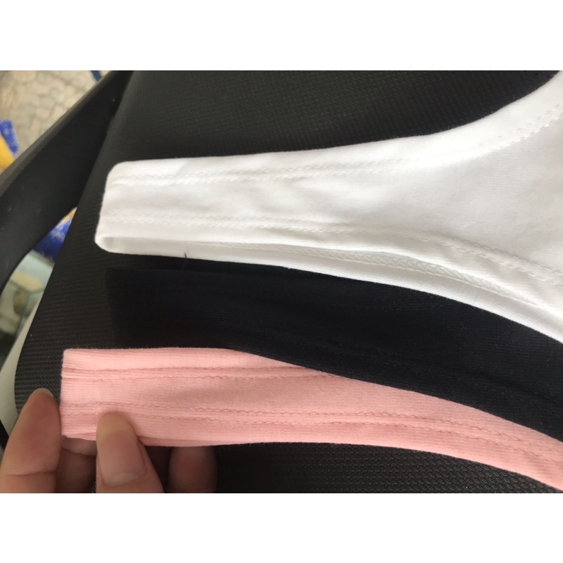 Áo croptop sát  nách chất bozip TC a4