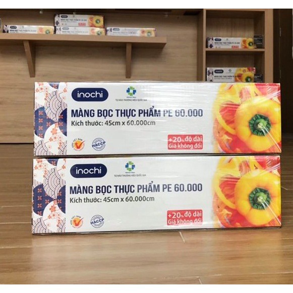 Màng bọc thực phẩm PE Inochi 45x60.000cm