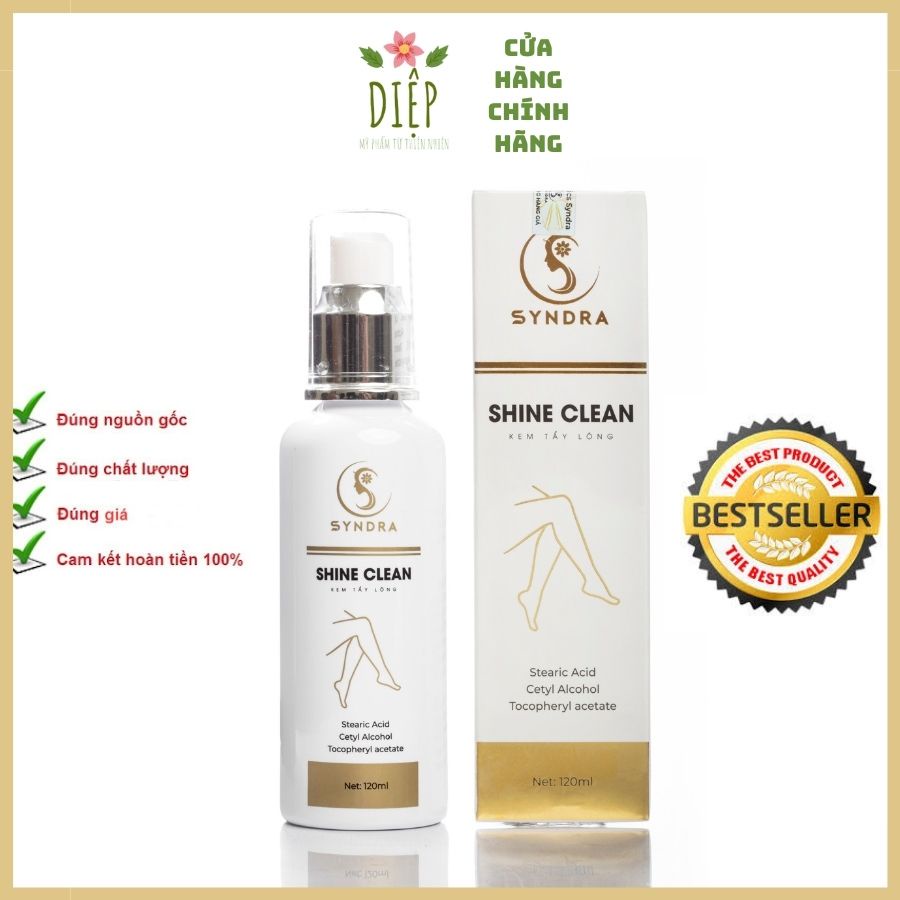 Kem Triệt Lông Nách Vùng Kín Shine Clean 120ml