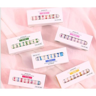 SET 10 CUỘN BĂNG KEO DÁN TRANG TRÍ NHIỀU HOẠ TIẾT