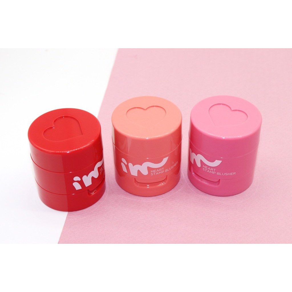 Má Hồng Siêu Xinh I'm Mêm I'm Heart Stamp Blusher