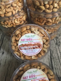 Hạt điều rang muối sạch vỏ lụa 500gr