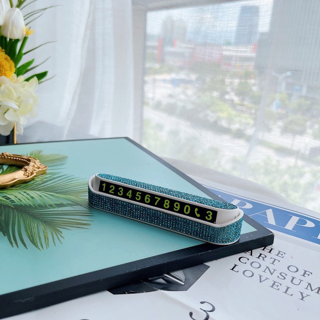 [Giá Hủy Diệt] Bảng số điện thoại ô tô đính đá đủ màu | BigBuy360 - bigbuy360.vn