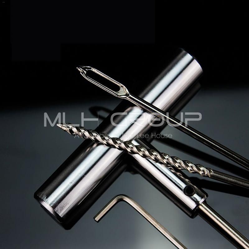 Bộ Hộp Dụng Cụ Vá Lốp Xe Lốp Không Săm Vá Lụi  Bằng Thép Không Gỉ Cho Xe Oto, Xe Hơi Và Xe Máy MLH