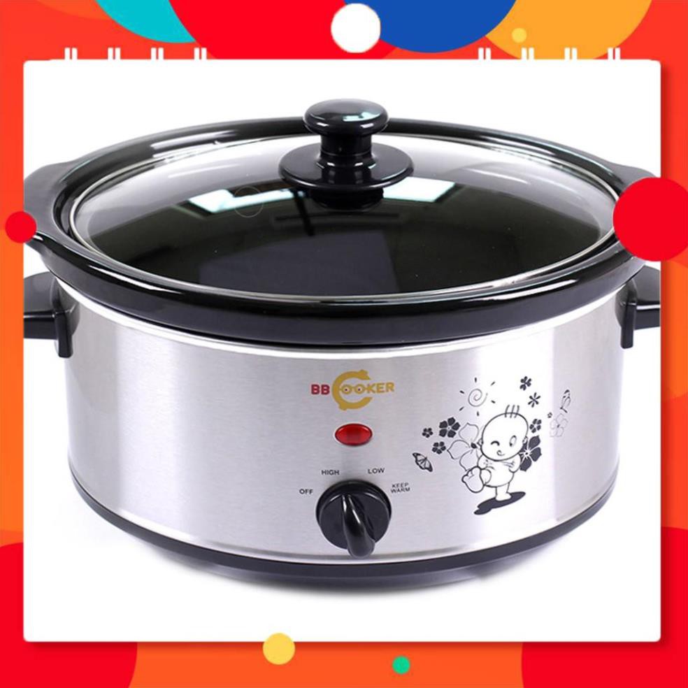 [FREE SHIP] NỒI NẤU CHÁO CHẬM BBCOOKER đủ size, hàng chính hãng, BH 12 tháng 24h