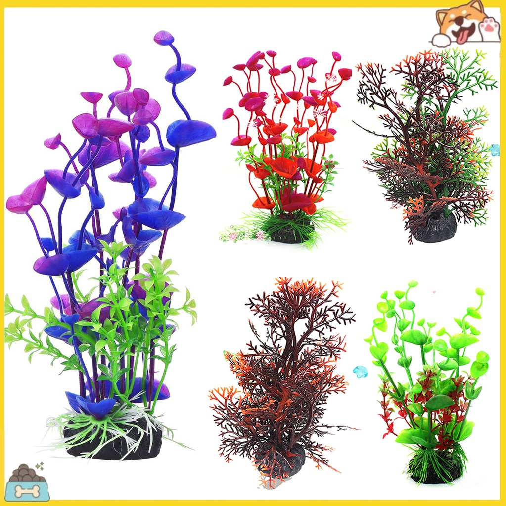 Mô hình cây nhựa trang trí bể cá độc đáo tiện dụng