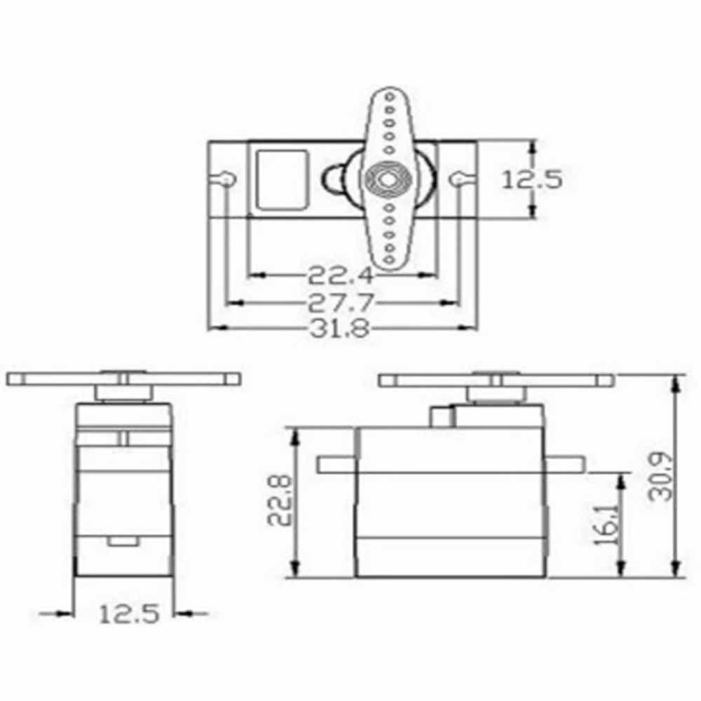 Động Cơ Servo SG90 Cho Máy Bay Điều Khiển Từ Xa