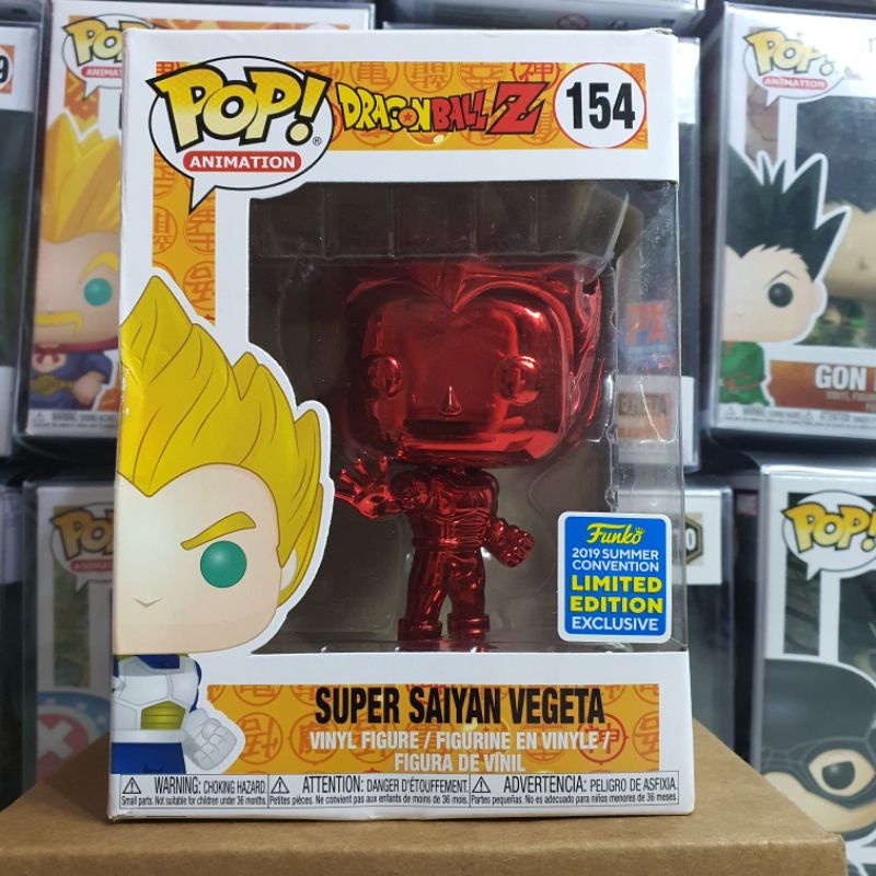 Đồ chơi mô hình funko pop 154 Super Saiyan Vegeta (Red Chrome) [Summer Convention] - Dragon ball