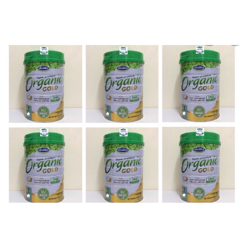 COMBO 6 Organic gold sữa dinh dưỡng chuẩn Châu Âu cho bé 0-6 tháng tuổi