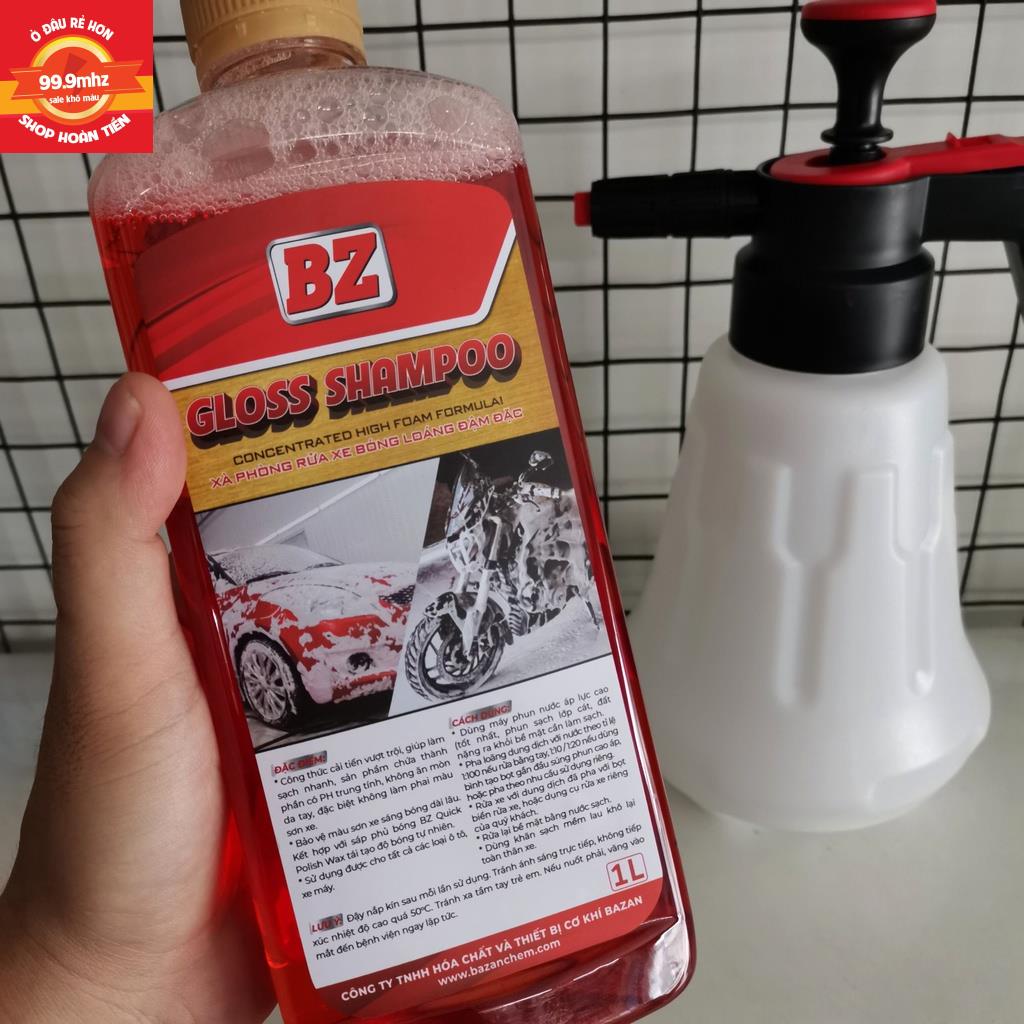 Xà Bông Bz Nước Rửa Xe Bz Đậm Đặc Vệ Sinh Rửa Xe Máy Ô Tô Bóng Loáng Xà Bông Rửa Xe Tạo Nhiều Bọt Tuyết Tiện Lợi