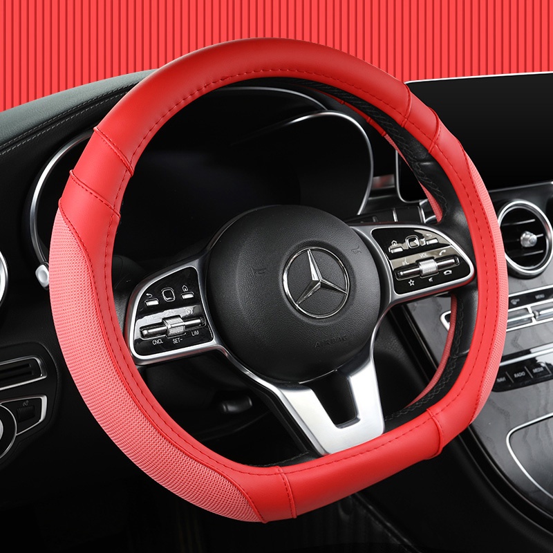 Bọc vô lăng ô tô loại D bọc da cho Kia Proceed Ceed GT Stonic 2017 2018 2019 2020 2021 Picanto X-line Morning