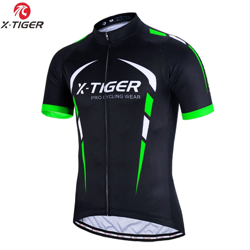 Áo jersey X-TIGER vải polyester thời trang thể thao đi xe đạp cao cấp