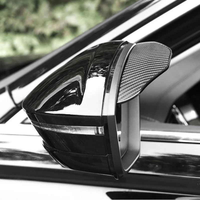 Tấm Chắn Mưa Bằng Sợi carbon Dày Dặn Cho Gương Chiếu Hậu Xe Hơi