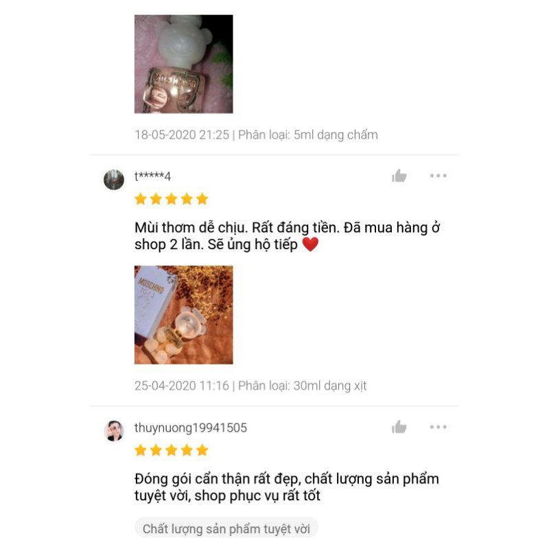 Nước hoa moschino gấu trắng xinh xắn cưng yêu, mùi hương cực kỳ quyến rũ Moschino Toy 2 EDP | BigBuy360 - bigbuy360.vn