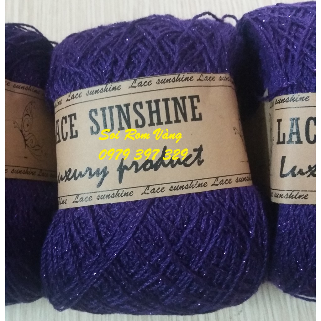 SỢI LACE TÍM ĐẬM