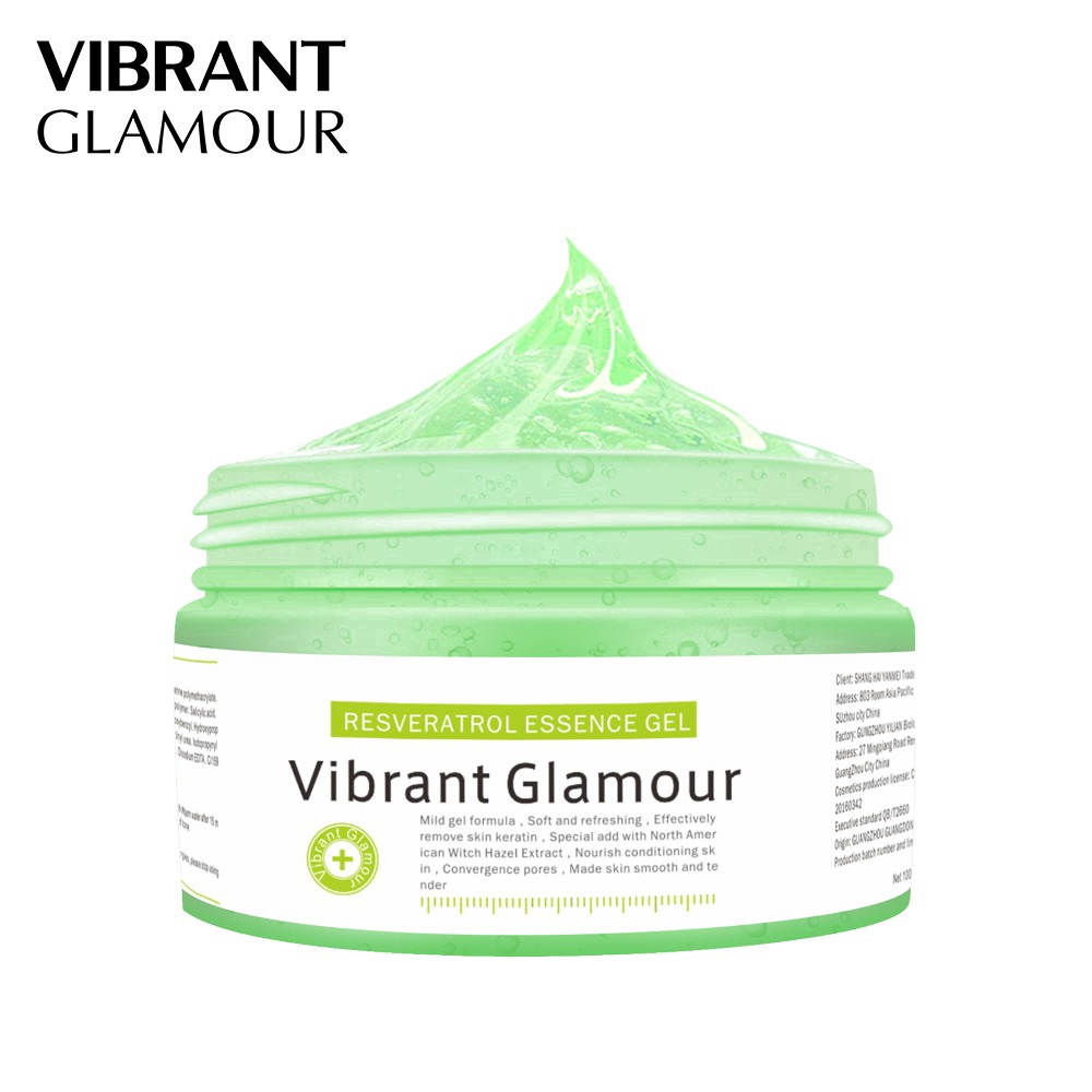 Mặt Nạ Dạng Gel VIBRANT GLAMOUR Tinh Chất Resveratrol Làm Trắng Thu Nhỏ Lỗ Chân Lông Giữ Ẩm Da Khô Chống Nếp Nhăn 100g