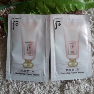 Combo 10 gói sữa rửa mặt Whoo hồng