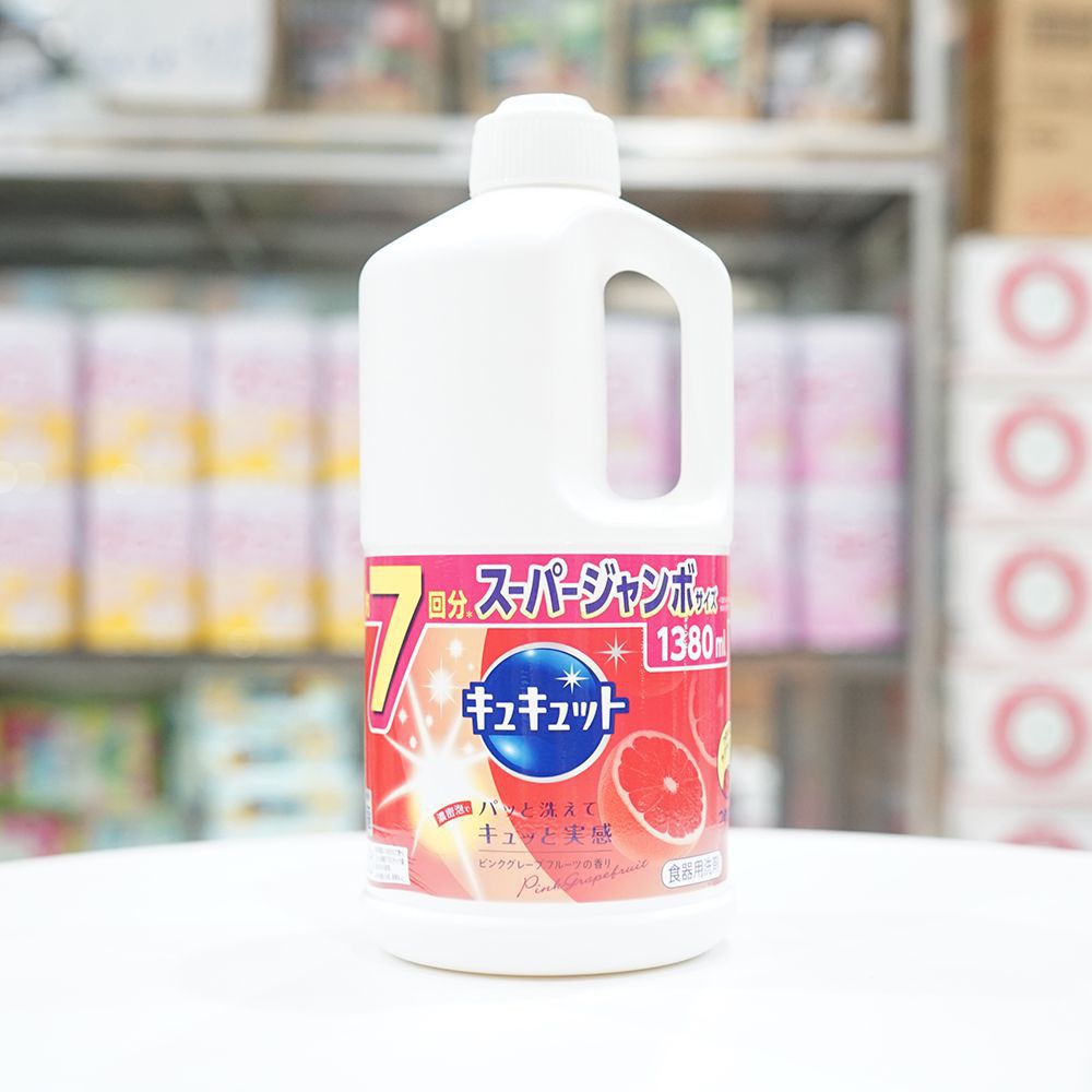 Nước rửa chén bát Kao 1380ml Nhật đậm đặc