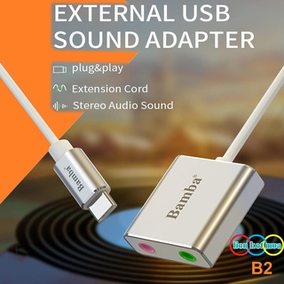 Usb-c to sound 7.1 bamba b2 - chuyển cổng usb-c ra cổng âm thanh 7.1