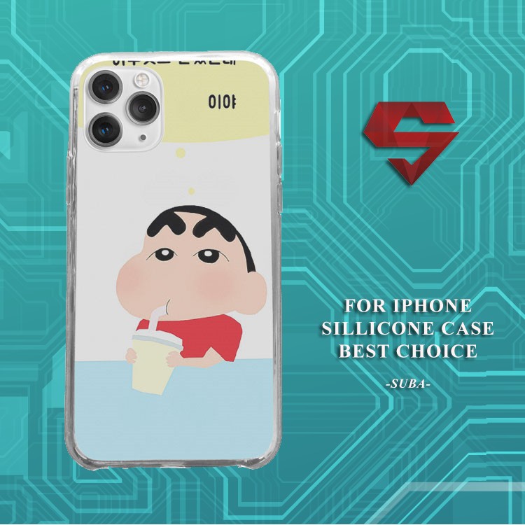 Ốp shin Shin trà sữa cute cho Iphone 5 6 7 8 Plus 11 12 Pro Max X Xr LTR20211840