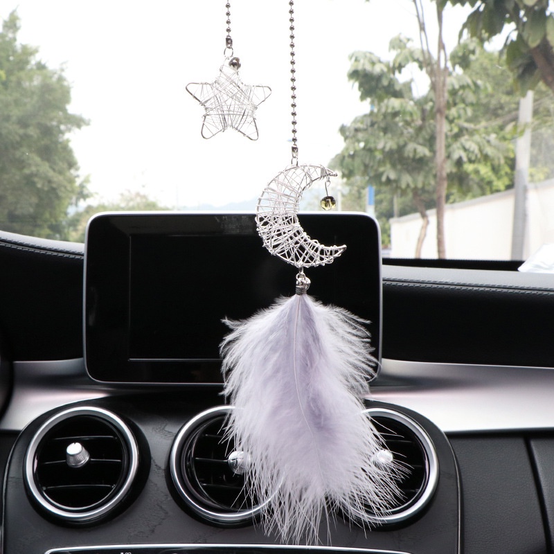 Dream Catcher Lông Vũ Treo Trang Trí Xe Hơi