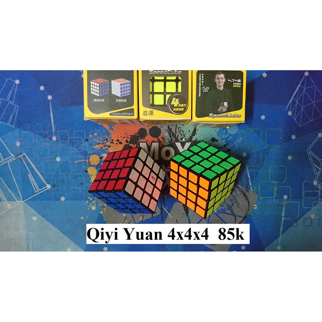 Rubik 4x4x4. Qiyi Yuan Đen