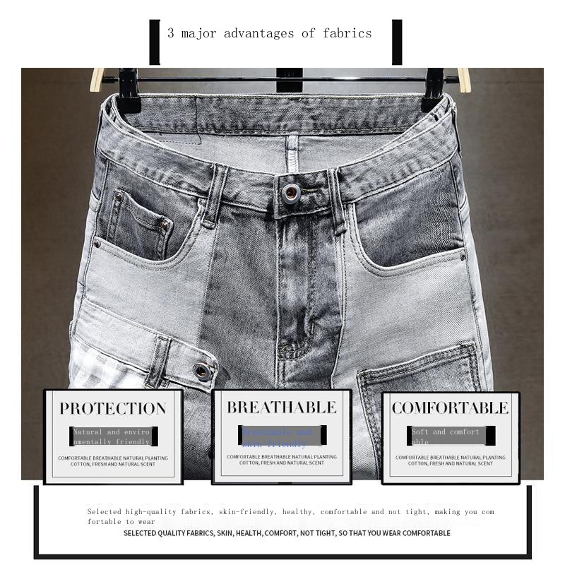 Quần Short Jean Dáng Suông Năng Động Hợp Thời Trang Cho Nam