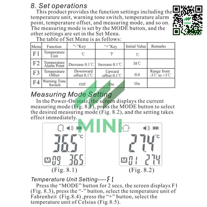 Máy đo nhiệt độ, thân nhiệt Chang Kun CK-T1502 Thermometer Infrared